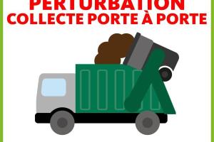 Perturbations collecte porte à porte Intradel