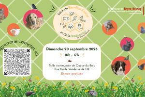 Bannière salon bien-être animal et biodiversité